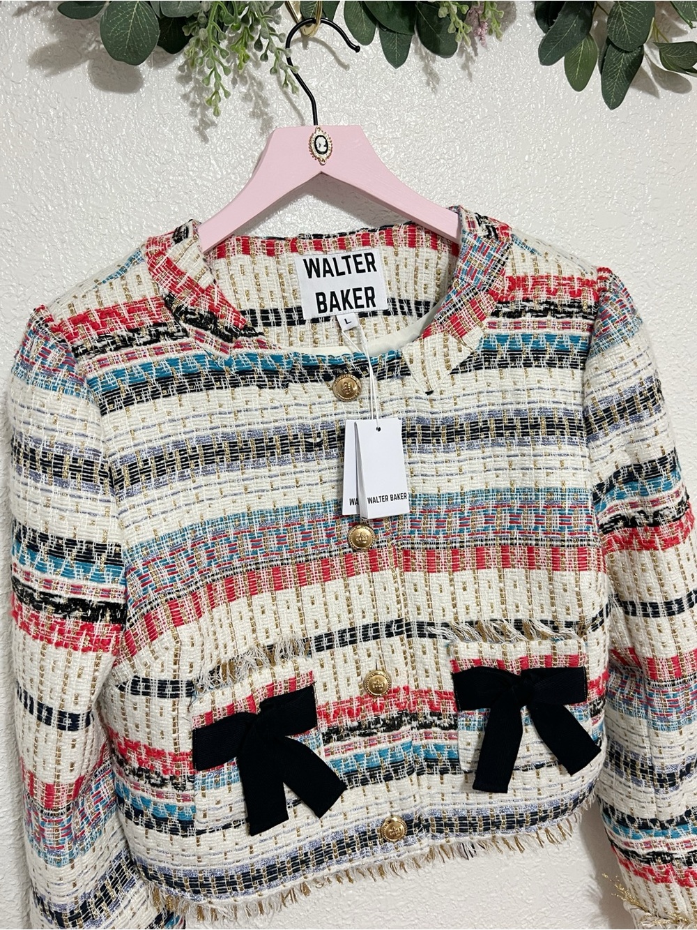 NWT Anthropologie Walter Baker Jones Tweed Jacket - Picture 5 of 11
